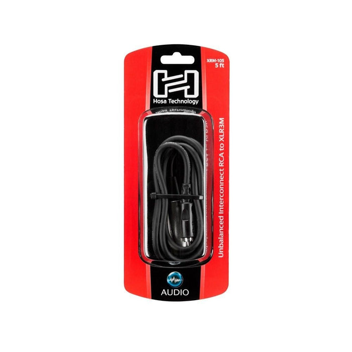 Hosa XRM-105 RCA to XLR(M) Unbalanced Interconnect Cable (5ft) (HOS-XRM105) - Gsus4