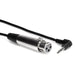 Hosa XVM-101F XLR(F) to Right-Angle 3.5mm TRS Microphone Cable (1ft) (HOS-XVM101F) - Gsus4