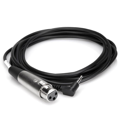 Hosa XVM-101F XLR(F) to Right-Angle 3.5mm TRS Microphone Cable (1ft) (HOS-XVM101F) - Gsus4