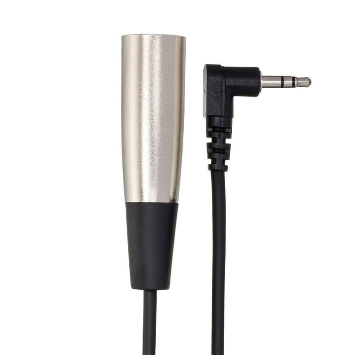 Hosa XVM-101M XLR(M) to Right-Angle 3.5mm TRS Microphone Cable (1ft) (HOS-XVM101M) - Gsus4