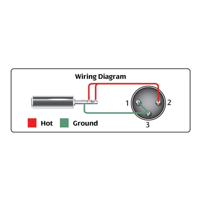 Hosa XVM-105M Right-Angle 3.5mm TRS to XLR(M) Microphone Cable (5ft) (HOS-XVM105M) - Gsus4