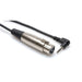 Hosa XVM-110F XLR(F) to Right-Angle 3.5mm TRS Microphone Cable (10ft) (HOS-XVM110F) - Gsus4
