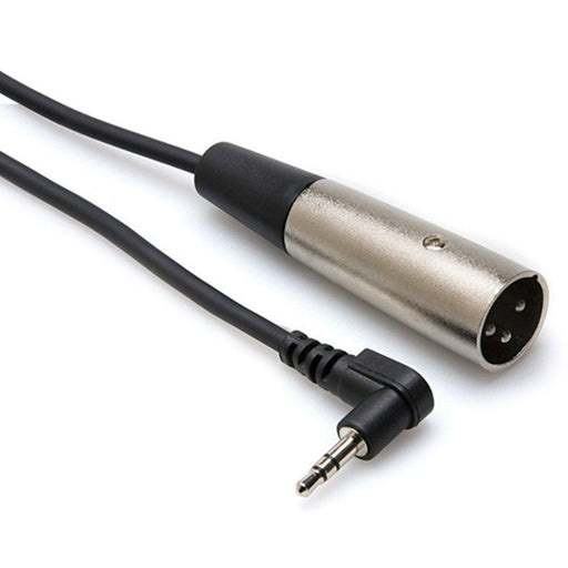 Hosa XVM-110M Right-Angle 3.5mm TRS to XLR(M) Microphone Cable (10ft) (HOS-XVM110M) - Gsus4