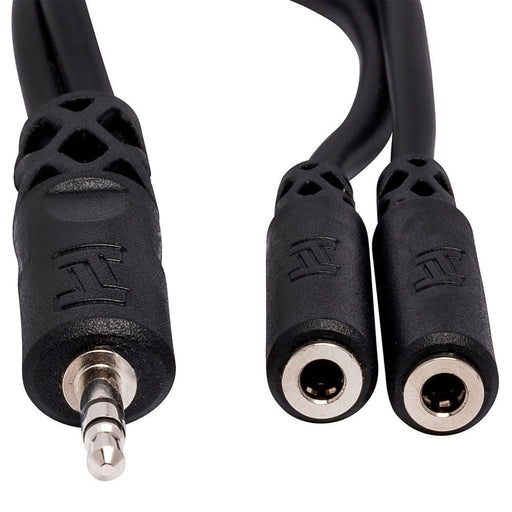 Hosa YMM-232 3.5mm TRS(M) to Dual 3.5mm TRS(F) Y-Cable Adaptor (HOS-YMM232) - Gsus4