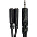 Hosa YMM-232 3.5mm TRS(M) to Dual 3.5mm TRS(F) Y-Cable Adaptor (HOS-YMM232) - Gsus4