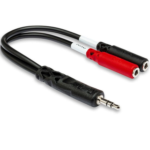 Hosa YMM-261 3.5mm TRS(M) to Dual 3.5mm TS(F) Stereo Breakout Adaptor Cable (HOS-YMM261) - Gsus4