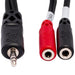 Hosa YMM-261 3.5mm TRS(M) to Dual 3.5mm TS(F) Stereo Breakout Adaptor Cable (HOS-YMM261) - Gsus4