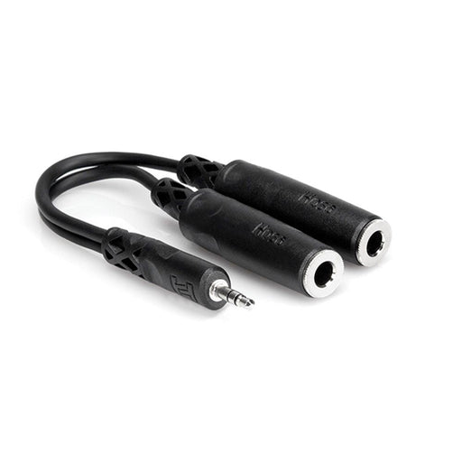 Hosa YMP-233 3.5mm TRS(M) to Dual 1/4 in TRS(F) Y-Cable Adaptor (HOS-YMP-233) - Gsus4
