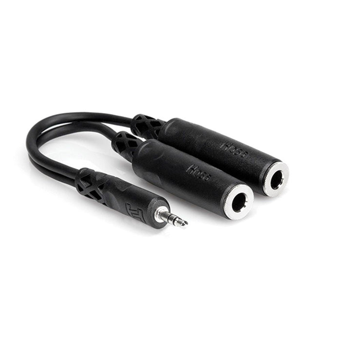 Hosa YMP-233 3.5mm TRS(M) to Dual 1/4 in TRS(F) Y-Cable Adaptor (HOS-YMP-233) - Gsus4