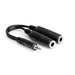 Hosa YMP-233 3.5mm TRS(M) to Dual 1/4 in TRS(F) Y-Cable Adaptor (HOS-YMP-233) - Gsus4