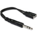 Hosa YMP-234 1/4" TRS(M) to Dual 3.5mm TRS(F) Y-Cable Adaptor (HOS-YMP234) - Gsus4