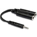Hosa | YMP233 | Stereo Duplicate Y - Cable Adapter | 3.5mm TRS To Dual 1/4" TRS (HOS - YMP233) - Gsus4