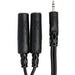 Hosa | YMP233 | Stereo Duplicate Y - Cable Adapter | 3.5mm TRS To Dual 1/4" TRS (HOS - YMP233) - Gsus4