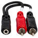 Hosa YMR197 Stereo Breakout 3.5 mm TRSF to Dual RCA (HOS-YMR197) - Gsus4