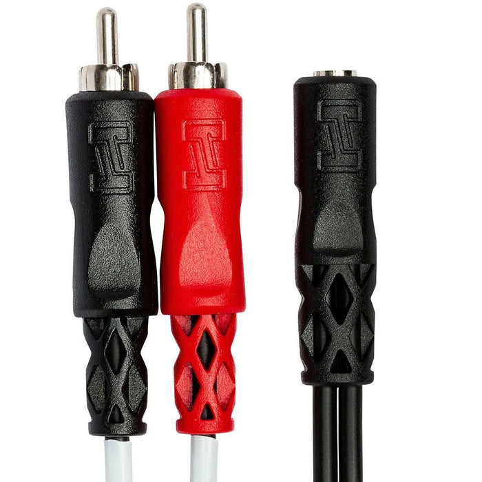 Hosa YMR197 Stereo Breakout 3.5 mm TRSF to Dual RCA (HOS-YMR197) - Gsus4