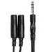 Hosa YPP-118 1/4" TRS(M) to Dual 1/4" TRS(F) Y-Cable Adaptor (HOS-YPP118) - Gsus4