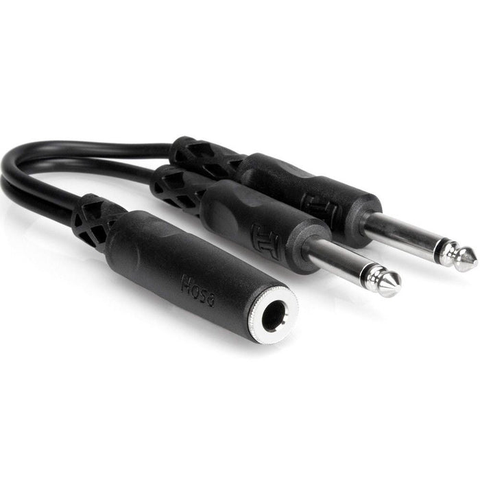Hosa YPP106 1/4 " TSF to Dual 1/4 " TS Y Cable (HOS-YPP106) - Gsus4
