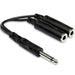 Hosa | YPP111 | Signal Duplicate Y - Cable Adapter | 1/4" TS To Dual 1/4" TS Female (HOS - YPP111) - Gsus4