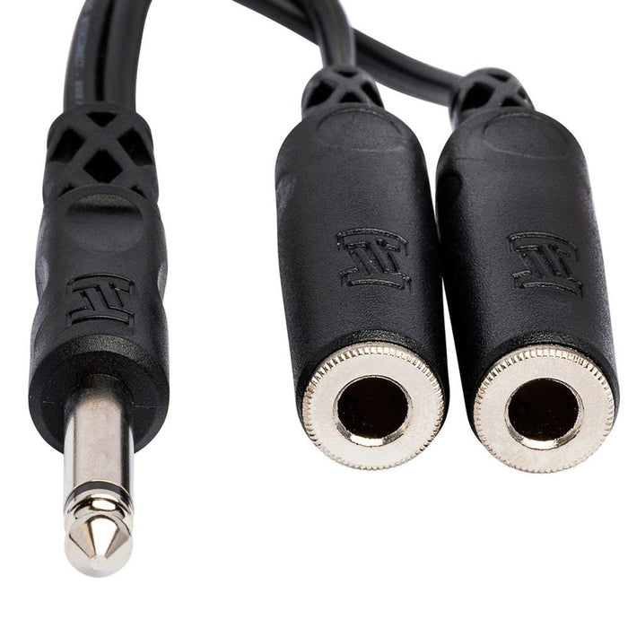 Hosa | YPP111 | Signal Duplicate Y - Cable Adapter | 1/4" TS To Dual 1/4" TS Female (HOS - YPP111) - Gsus4