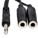 Hosa | YPP111 | Signal Duplicate Y - Cable Adapter | 1/4" TS To Dual 1/4" TS Female (HOS - YPP111) - Gsus4
