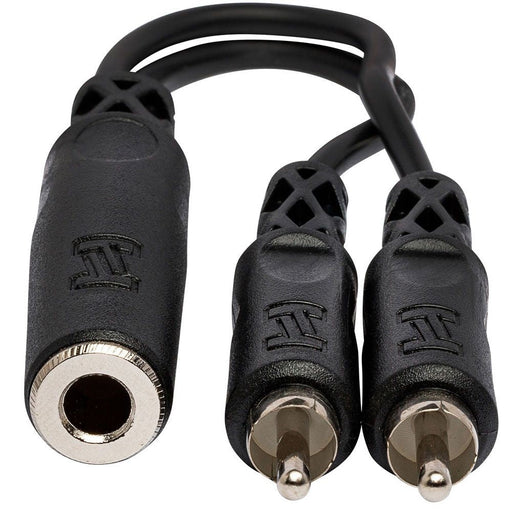 Hosa YPR-131 1/4" TS(F) to Dual RCA(M) Y-Cable Adaptor (HOS-YPR131) - Gsus4