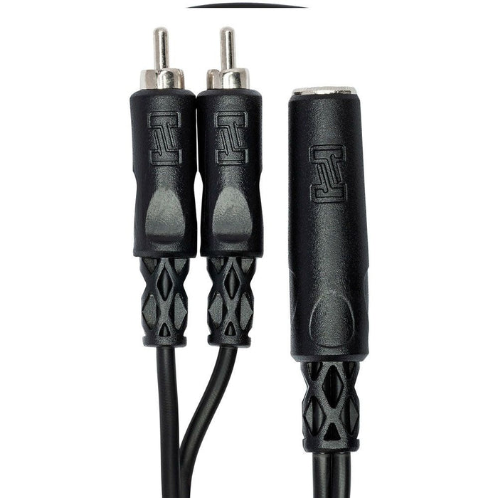 Hosa YPR-131 1/4" TS(F) to Dual RCA(M) Y-Cable Adaptor (HOS-YPR131) - Gsus4