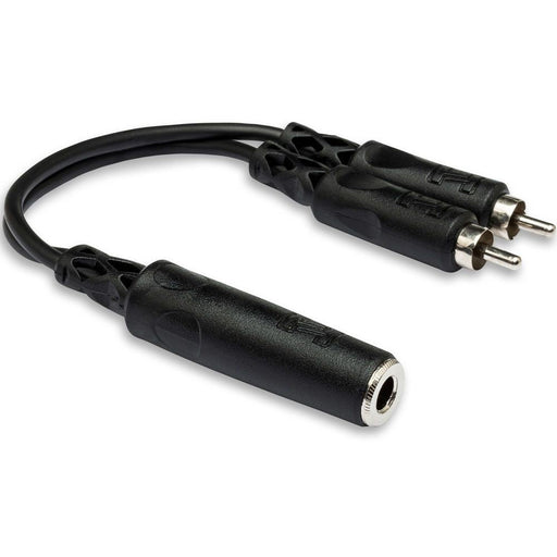 Hosa YPR-131 1/4" TS(F) to Dual RCA(M) Y-Cable Adaptor (HOS-YPR131) - Gsus4