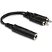 Hosa YPR-131 1/4" TS(F) to Dual RCA(M) Y-Cable Adaptor (HOS-YPR131) - Gsus4