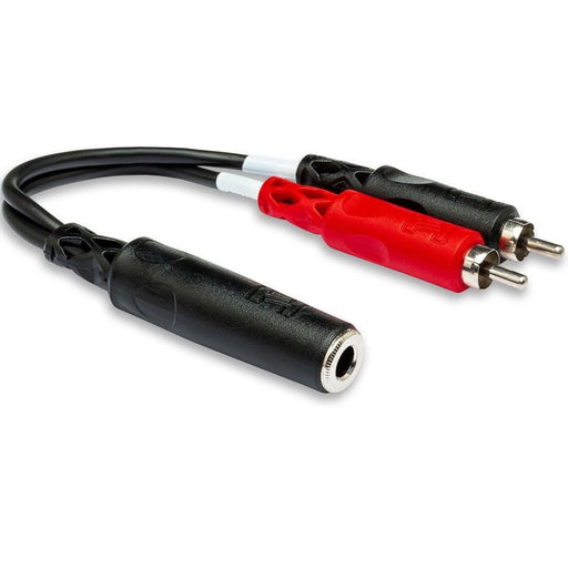 Hosa YPR-257 1/4" TRS(F) to Dual RCA(M) Stereo Breakout Adaptor Cable (HOS-YPR257) - Gsus4