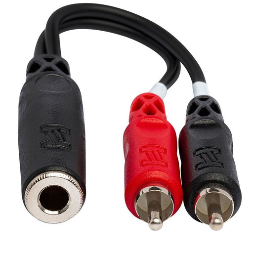 Hosa YPR-257 1/4" TRS(F) to Dual RCA(M) Stereo Breakout Adaptor Cable (HOS-YPR257) - Gsus4