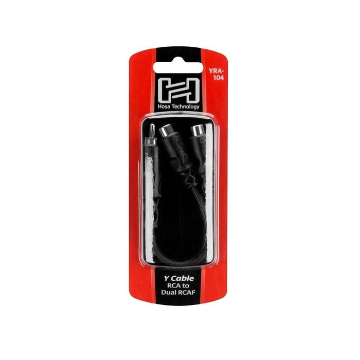 Hosa YRA-104 RCA(M) to Dual RCA(F) Y-Cable Adaptor (HOS-YRA104) - Gsus4
