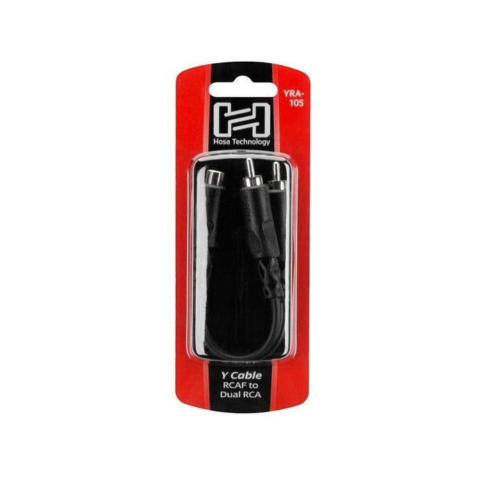 Hosa YRA-105 RCA(F) to Dual RCA(M) Y-Cable Adaptor (HOS-YRA105) - Gsus4