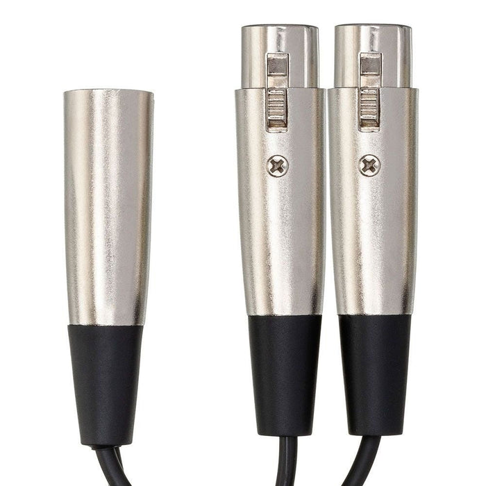 Hosa YXF-119 Dual XLR(F) to XLR(M) Y-Cable Adaptor (HOS-YXF119) - Gsus4