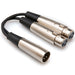 Hosa YXF-119 Dual XLR(F) to XLR(M) Y-Cable Adaptor (HOS-YXF119) - Gsus4