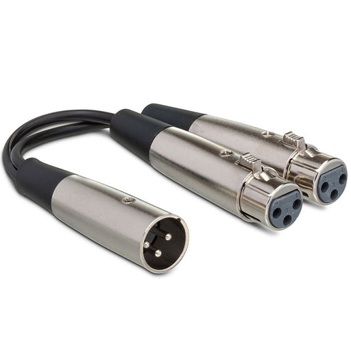 Hosa YXF-119 Dual XLR(F) to XLR(M) Y-Cable Adaptor (HOS-YXF119) - Gsus4