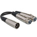 Hosa YXF-119 Dual XLR(F) to XLR(M) Y-Cable Adaptor (HOS-YXF119) - Gsus4