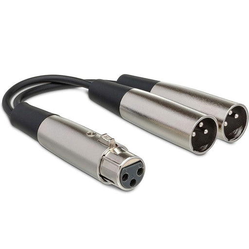 Hosa YXM-121 XLR(F) to Dual XLR(M) Y-Cable Adaptor (HOS-YXM121) - Gsus4