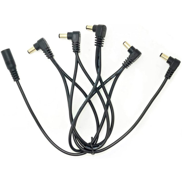 Hotone 5-Plug Angled Head DC Power Cable - Daisy Chain (HT-DCA-5) - Gsus4