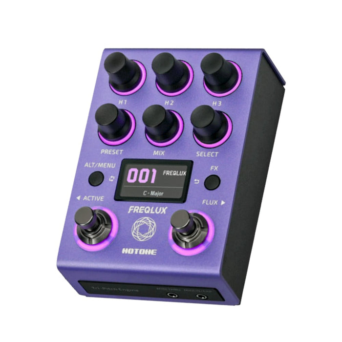 Hotone FREQLUX Tri-Voice Pitch & Harmony Pedal (HT-FREQLUX) - Gsus4