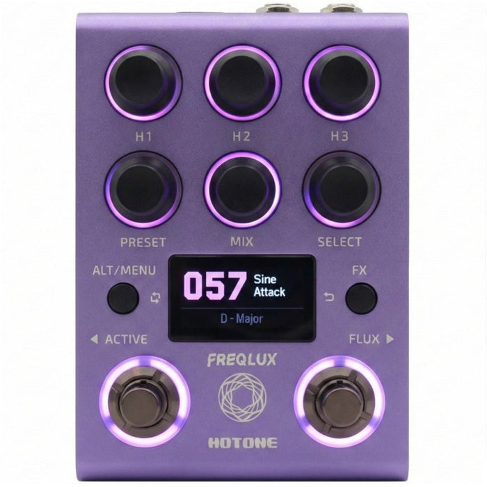 Hotone FREQLUX Tri-Voice Pitch & Harmony Pedal (HT-FREQLUX) - Gsus4