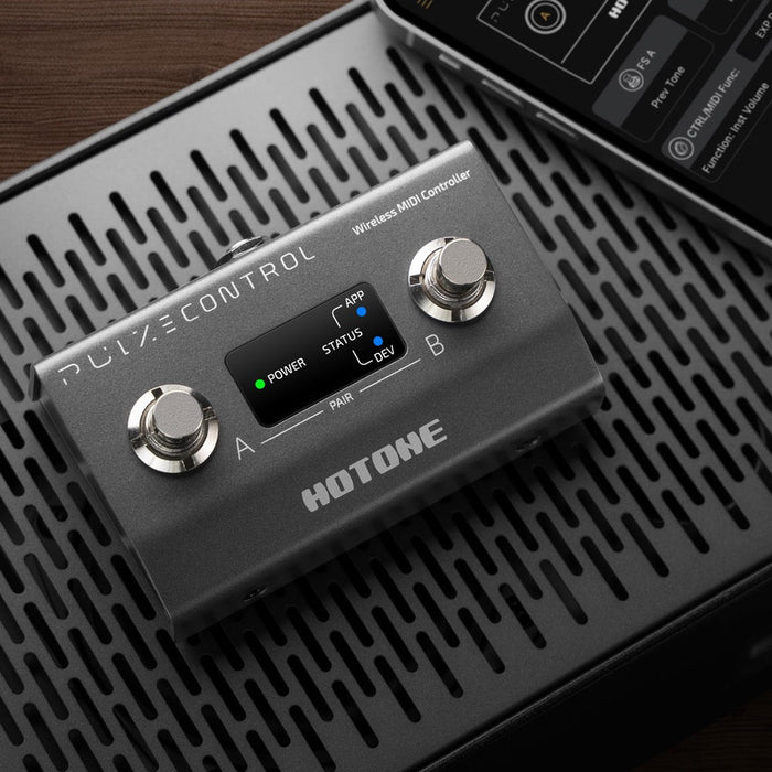 Hotone | Pulze Control | Battery Powered Wireless MIDI Controller & Switch (HT - PULZE - CONTRL) - Gsus4