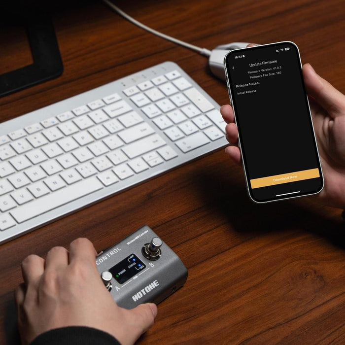 Hotone | Pulze Control | Battery Powered Wireless MIDI Controller & Switch (HT - PULZE - CONTRL) - Gsus4