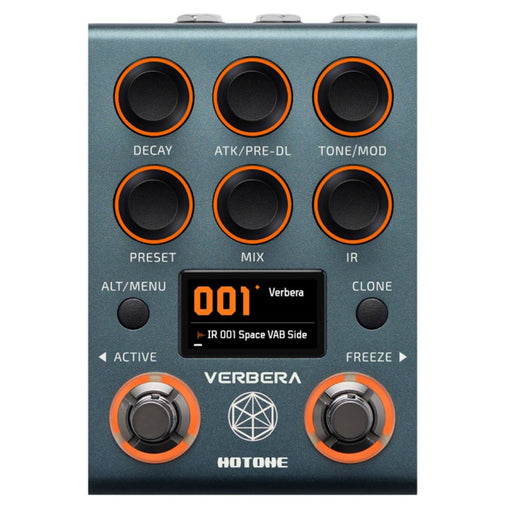 Hotone | VERBERA | Dual Reverb Engine w/ Convolution Reverb Cloning IRs | PRE - ORDER (Ships August 2025) (HT - VERBERA) - Gsus4