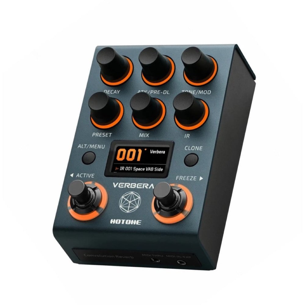 Hotone VERBERA Dual Reverb Engine w/ Convolution Reverb Cloning