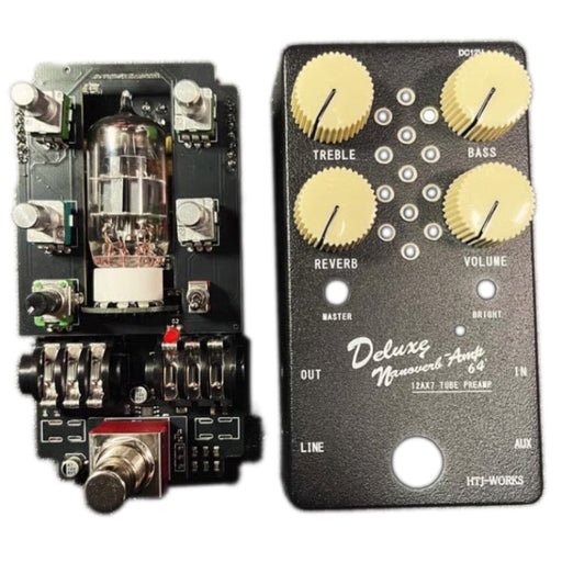 HTJ - WORKS | Deluxe NanoVerb Amp 64' | DNA64' | Tube Preamp w/ Reverb, Cab Sim & Headphone Out | Inspired by 64' Deluxe Reverb Amp (HTJ - DNA - 64) - Gsus4