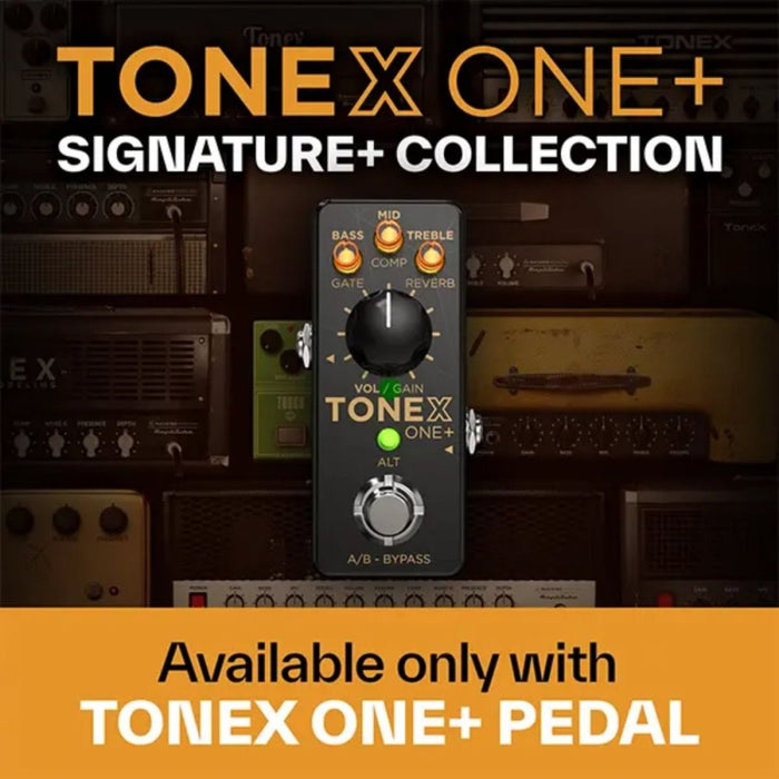 IK Multimedia | TONEX ONE+ PLUS | w/ MIDI & Wireless Control | AI ...