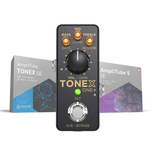 IK Multimedia | TONEX ONE+ PLUS | w/ MIDI & Wireless Control | AI Modelling Amp & Effects Pedal | PRE - ORDER (Ships in July) (IKMT_XG-TNXONE-PLUS-IN) - Gsus4