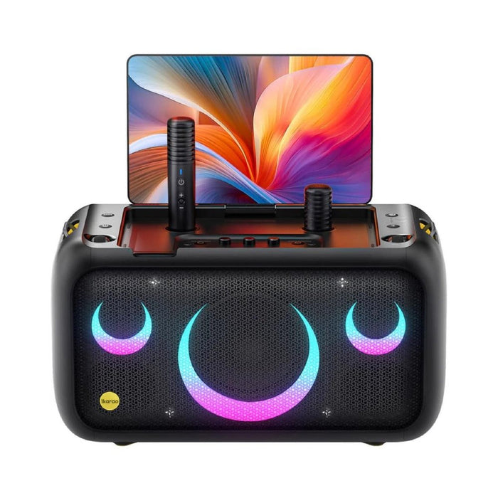 Ikarao Break X1 Smart Karaoke Machine w/ 13" Touchscreen Display & 2x Wireless Microphones (IK-Break-X1) - Gsus4