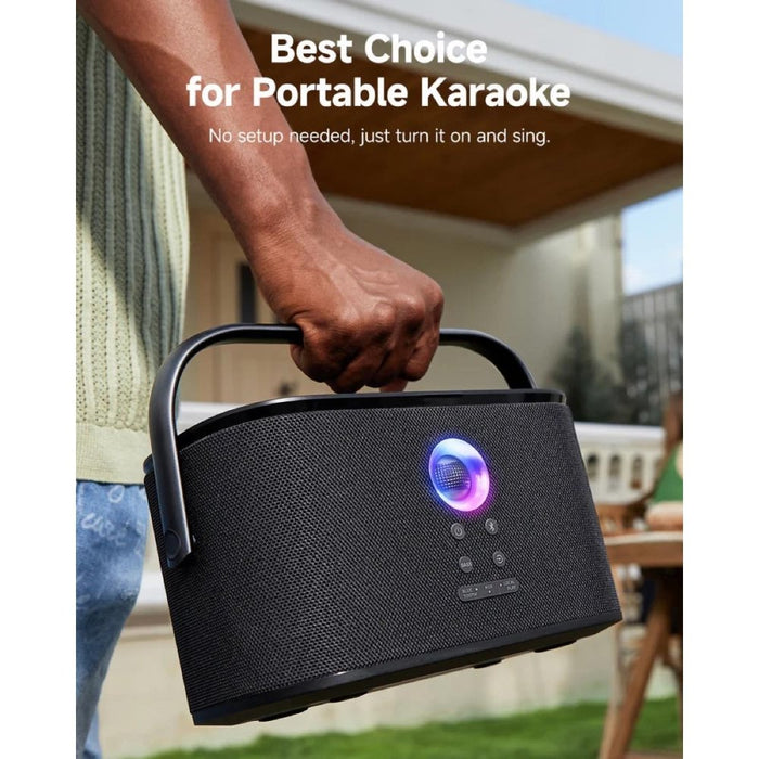 Ikarao Shell S2 Smart Karaoke Machine w/ 8" Touchscreen Display & 2x Wireless Microphones (IK-Shell-S2) - Gsus4