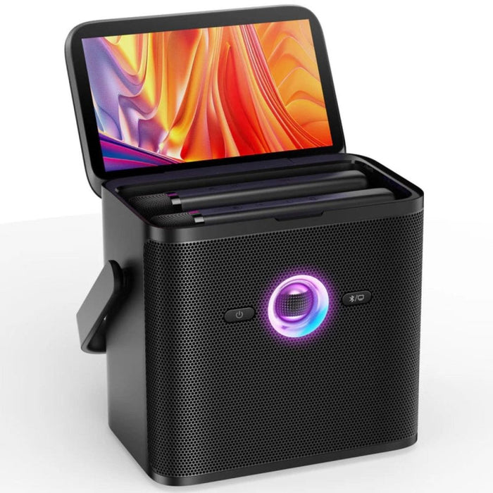 Ikarao Shell S3 HD Smart Karaoke Machine w/ 7" Touchscreen Display & 2x Wireless Microphones (IK-Shell-S3-HD) - Gsus4